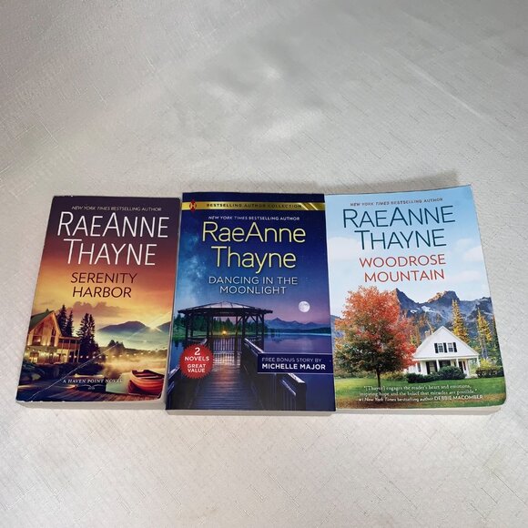 RaeAnne Thayne Book Set Collection Serenity Harbor Dancing Moonlight Paperbacks - Picture 2 of 5